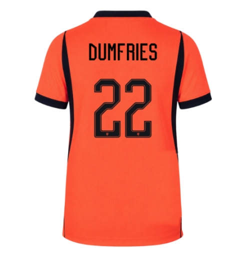 Nederland Denzel Dumfries #22 Thuis tenue WK 2026 Voetbalshirt Heren Nederland Denzel Dumfries #22 Thuis tenue WK 2026 Voetbalshirt Heren