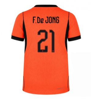 Nederland Frenkie de Jong #21 Thuis tenue WK 2026 Voetbalshirt Heren Nederland Frenkie de Jong #21 Thuis tenue WK 2026 Voetbalshirt Heren