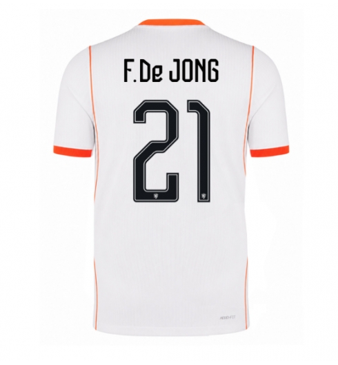 Nederland Frenkie de Jong #21 Uit tenue WK 2026 Voetbalshirt Heren Nederland Frenkie de Jong #21 Uit tenue WK 2026 Voetbalshirt Heren