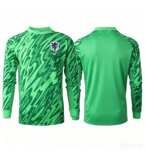 Nederland Keeper Uit tenue WK 2026 Lange Mouwen Voetbalshirt Nederland Keeper Uit tenue WK 2026 Lange Mouwen Voetbalshirt