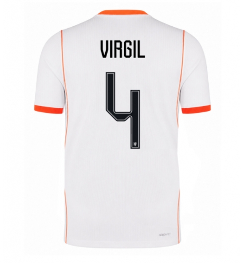 Nederland Virgil van Dijk #4 Uit tenue WK 2026 Voetbalshirt Heren Nederland Virgil van Dijk #4 Uit tenue WK 2026 Voetbalshirt Heren