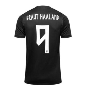 Noorwegen Erling Haaland #9 Uit tenue WK 2026 Voetbalshirt Heren Noorwegen Erling Haaland #9 Uit tenue WK 2026 Voetbalshirt Heren