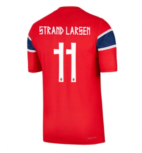 Noorwegen Jorgen Strand Larsen #11 Thuis tenue WK 2026 Voetbalshirt Heren Noorwegen Jorgen Strand Larsen #11 Thuis tenue WK 2026 Voetbalshirt Heren