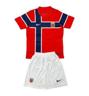 Noorwegen Thuis tenue Kids WK 2026 Voetbalshirt Shorts Set