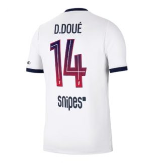 Paris Saint-Germain PSG Desire Doue #14 Uit tenue 2026-27 Voetbalshirt Heren