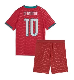 Portugal Bernardo Silva #10 Thuis tenue Kids WK 2026 Voetbalshirt Shorts Set