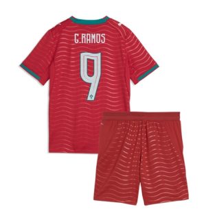 Portugal Goncalo Ramos #9 Thuis tenue Kids WK 2026 Voetbalshirt Shorts Set