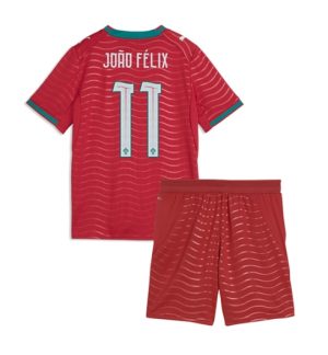 Portugal Joao Felix #11 Thuis tenue Kids WK 2026 Voetbalshirt Shorts Set