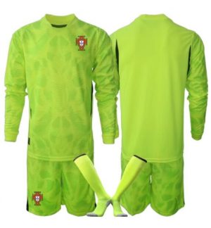 Portugal Keeper Thuis tenue Kids WK 2026 Lange Mouwen (+ broek)