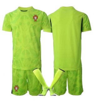 Portugal Keeper Thuis tenue Kids WK 2026 Voetbalshirt Shorts Set