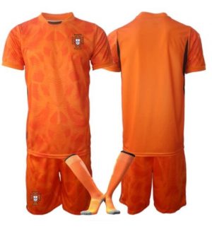 Portugal Keeper Uit tenue Kids WK 2026 Voetbalshirt Shorts Set