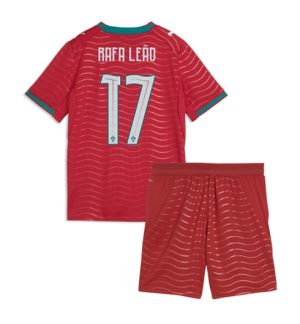 Portugal Rafael Leao #17 Thuis tenue Kids WK 2026 Voetbalshirt Shorts Set