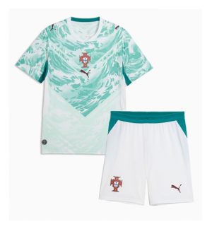 Portugal Uit tenue Kids WK 2026 Voetbalshirt Shorts Set