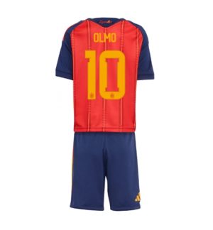 Spanje Dani Olmo #10 Thuis tenue Kids WK 2026 Voetbalshirt Shorts Set Spanje Dani Olmo #10 Thuis tenue Kids WK 2026 Voetbalshirt Shorts Set