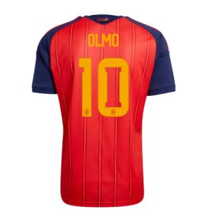 Spanje Dani Olmo #10 Thuis tenue WK 2026 Voetbalshirt Heren Spanje Dani Olmo #10 Thuis tenue WK 2026 Voetbalshirt Heren