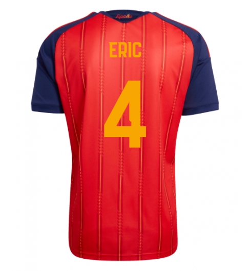 Spanje Eric Garcia #4 Thuis tenue WK 2026 Voetbalshirt Heren Spanje Eric Garcia #4 Thuis tenue WK 2026 Voetbalshirt Heren
