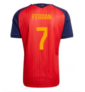 Spanje Ferran Torres #7 Thuis tenue WK 2026 Voetbalshirt Heren Spanje Ferran Torres #7 Thuis tenue WK 2026 Voetbalshirt Heren