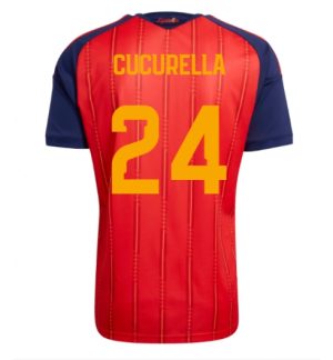 Spanje Marc Cucurella #24 Thuis tenue WK 2026 Voetbalshirt Heren