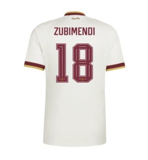 Spanje Martin Zubimendi #18 Uit tenue WK 2026 Voetbalshirt Heren