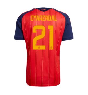 Spanje Mikel Oyarzabal #21 Thuis tenue WK 2026 Voetbalshirt Heren