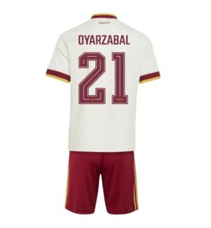Spanje Mikel Oyarzabal #21 Uit tenue Kids WK 2026 Voetbalshirt Shorts Set Spanje Mikel Oyarzabal #21 Uit tenue Kids WK 2026 Voetbalshirt Shorts Set
