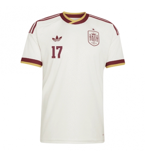 Spanje Nico Williams #17 Uit tenue WK 2026 Voetbalshirt Heren 2 Spanje Nico Williams #17 Uit tenue WK 2026 Voetbalshirt Heren 2