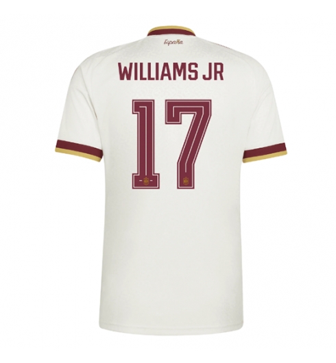 Spanje Nico Williams #17 Uit tenue WK 2026 Voetbalshirt Heren Spanje Nico Williams #17 Uit tenue WK 2026 Voetbalshirt Heren