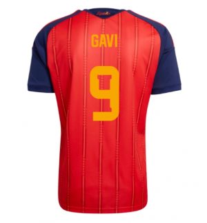 Spanje Paez Gavi #9 Thuis tenue WK 2026 Voetbalshirt Heren Spanje Paez Gavi #9 Thuis tenue WK 2026 Voetbalshirt Heren
