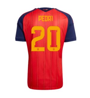 Spanje Pedri Gonzalez #20 Thuis tenue WK 2026 Voetbalshirt Heren Spanje Pedri Gonzalez #20 Thuis tenue WK 2026 Voetbalshirt Heren