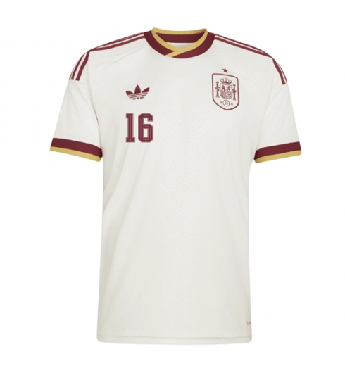 Spanje Rodri Hernandez #16 Uit tenue WK 2026 Voetbalshirt Heren 2 Spanje Rodri Hernandez #16 Uit tenue WK 2026 Voetbalshirt Heren 2