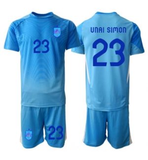 Spanje Unai Simon #23 Keeper Thuis tenue Kids WK 2026 Voetbalshirt Shorts Set