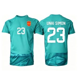 Spanje Unai Simon #23 Keeper Uit tenue WK 2026 Voetbalshirt Heren Spanje Unai Simon #23 Keeper Uit tenue WK 2026 Voetbalshirt Heren